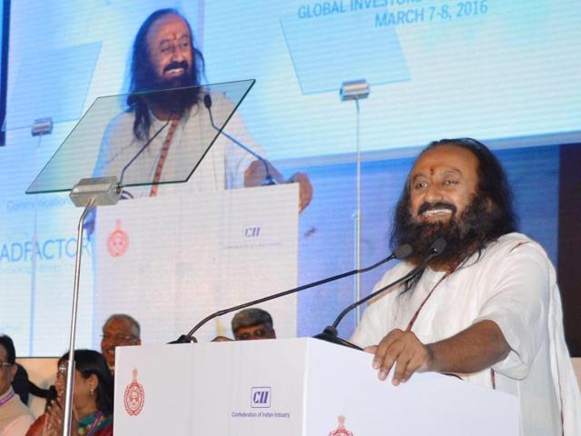 Art of Living founder, Sri Sri Ravi Shankar called the Nobel peace prize a political prize, dismissing Malala Yousafzai’s work towards girl’s education in the same breath.(PTI) Art of Living founder, Sri Sri Ravi Shankar called the Nobel peace prize a political prize, dismissing Malala Yousafzai’s work towards girl’s education in the same breath.(PTI)