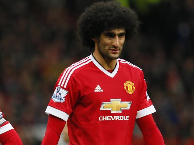 Leicester City’s Robert Huth (not pictured) and Manchester United’s Marouane Fellaini were charged with violent conduct on Tuesday after clashing in Sunday’s 1-1 draw at Old Trafford. (REUTERS) Leicester City’s Robert Huth (not pictured) and Manchester United’s Marouane Fellaini were charged with violent conduct on Tuesday after clashing in Sunday’s 1-1 draw at Old Trafford. (REUTERS)
