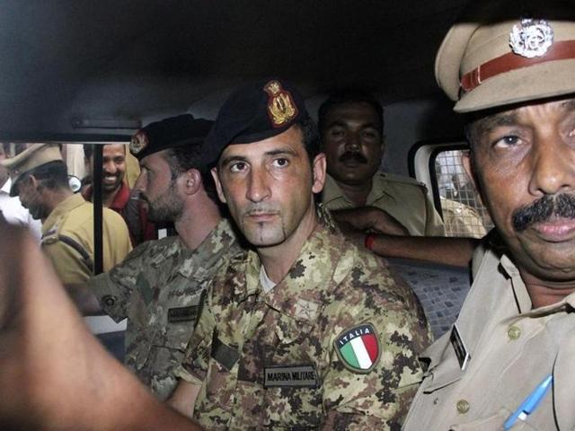 A file photo of Italian marines Massimiliano Latorre and Salvatore Girone, accused of killing two Indian fishermen. A file photo of Italian marines Massimiliano Latorre and Salvatore Girone, accused of killing two Indian fishermen.