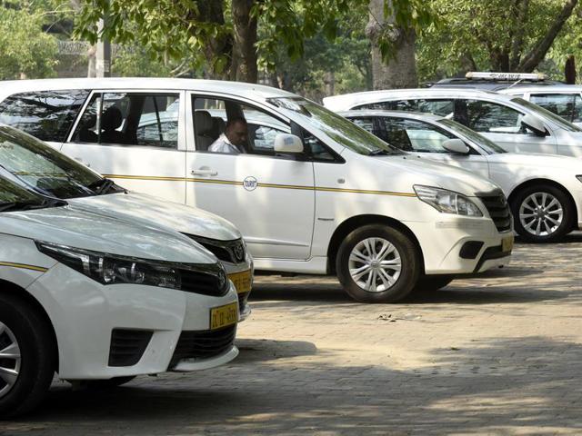 The transport department impounded 50 vehicles in Delhi on Monday that were reportedly charging extra fare from the passengers. (Sonu Mehta/HT Photo) The transport department impounded 50 vehicles in Delhi on Monday that were reportedly charging extra fare from the passengers. (Sonu Mehta/HT Photo)