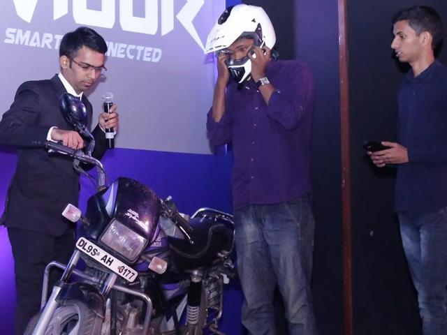 Banaras Hindu University students have designed a ‘smart helmet’ that can help keep drunk drivers off the road. (Handout Image) Banaras Hindu University students have designed a ‘smart helmet’ that can help keep drunk drivers off the road. (Handout Image)