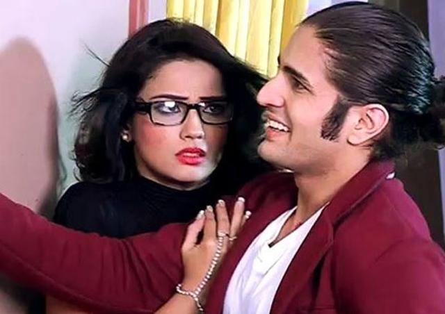 Rajat Tokas and Adaa Khan in a still from Naagin. (Colors)
