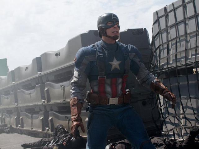 Civil War features most of Marvel’s Avengers, including Iron Man (Robert Downey, Jr.), Hawkeye (Jeremy Renner), Black Widow (Scarlett Johansson) and Falcon (Anthony Mackie). Civil War features most of Marvel’s Avengers, including Iron Man (Robert Downey, Jr.), Hawkeye (Jeremy Renner), Black Widow (Scarlett Johansson) and Falcon (Anthony Mackie).