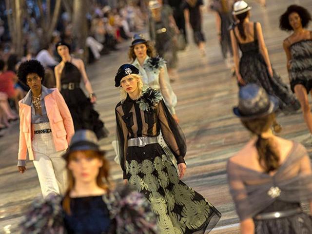 To celebrate the event, Karl Lagerfeld crafted a collection bursting with life, with color and with sparkle, and jam-packed with references to the Caribbean island and the new chapter in its history. (Instagram) To celebrate the event, Karl Lagerfeld crafted a collection bursting with life, with color and with sparkle, and jam-packed with references to the Caribbean island and the new chapter in its history. (Instagram)