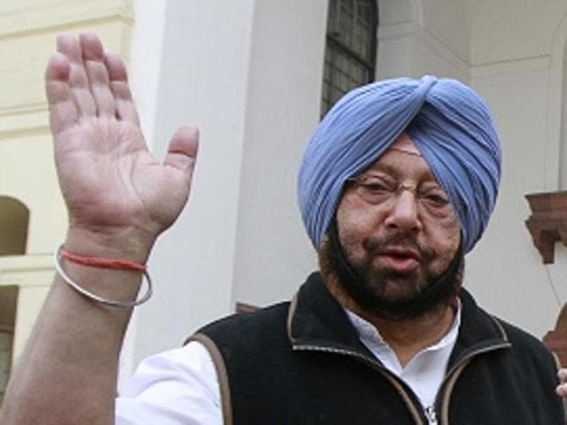 Punjab Congress president and Amritsar MP Captain Amarinder Singh. (HT File Photo) Punjab Congress president and Amritsar MP Captain Amarinder Singh. (HT File Photo)
