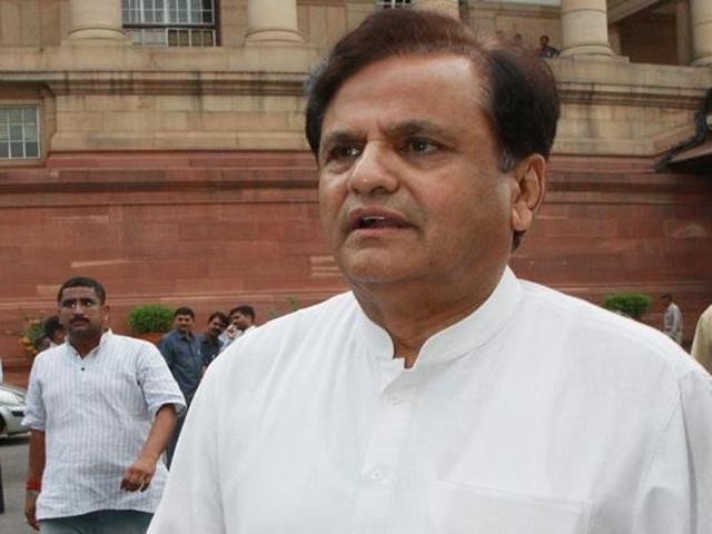 Ahmed Patel (HT Photo) Ahmed Patel (HT Photo)