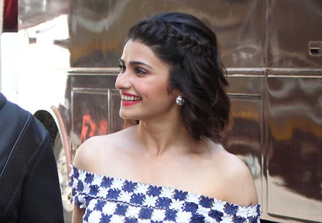 If you have short hair like actor Prachi Desai, quirk it up with a crown-style braid. (Yogen Shah) If you have short hair like actor Prachi Desai, quirk it up with a crown-style braid. (Yogen Shah)