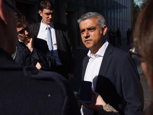Britain's Labour party candidate for London Mayor Sadiq Khan speaks to the media on the eve of the London mayoral elections. (AFP) Britain's Labour party candidate for London Mayor Sadiq Khan speaks to the media on the eve of the London mayoral elections. (AFP)