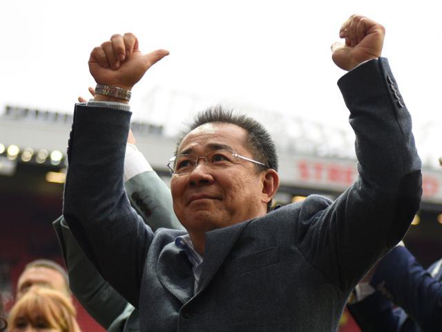Leicester City's Thai chairman Vichai Srivaddhanaprabha gives a thumbs up to fans. (AFP File photo) Leicester City's Thai chairman Vichai Srivaddhanaprabha gives a thumbs up to fans. (AFP File photo)