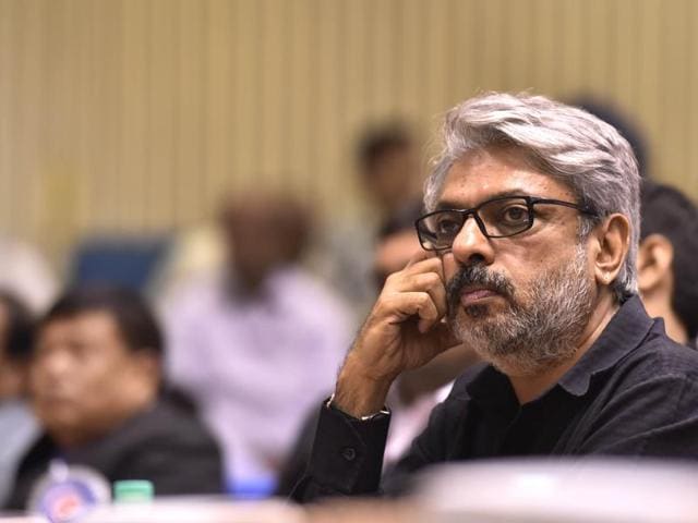 Sanjay Leela Bhansali was presented Best Director award for Bajirao Mastani during National Film Awards presentation ceremony at Vigyan Bhawan in New Delhi. (Ajay Aggarwal/HT Photo) 