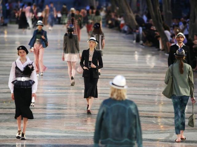 The collection, like the event, was stamped with the luxury brand’s trademark traits. (REUTERS) The collection, like the event, was stamped with the luxury brand’s trademark traits. (REUTERS)