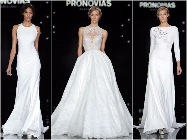 Why settle for traditional when you can pick a dress that will turn heads? Take a walk on the wild side with our most fave bridal gowns hot off the fashion runways. (Pronovias) Why settle for traditional when you can pick a dress that will turn heads? Take a walk on the wild side with our most fave bridal gowns hot off the fashion runways. (Pronovias)