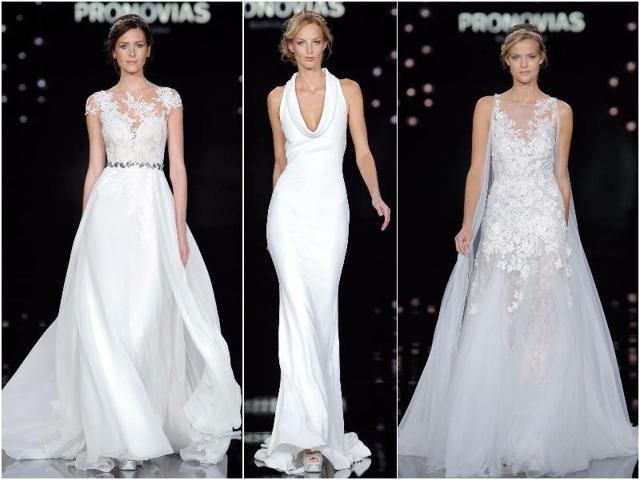 The Atelier Pronovias 2017 collection is based on a highly specific creative concept -- “Le Ciel” -- meaning the sky. (Pronovias) The Atelier Pronovias 2017 collection is based on a highly specific creative concept -- “Le Ciel” -- meaning the sky. (Pronovias)