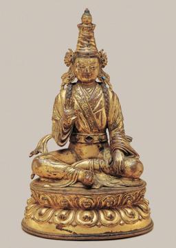 A king Gampo sculpture which was restored at the museum’s conservation lab A king Gampo sculpture which was restored at the museum’s conservation lab