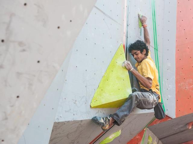 A photo from a previous Bouldering World Cup series A photo from a previous Bouldering World Cup series