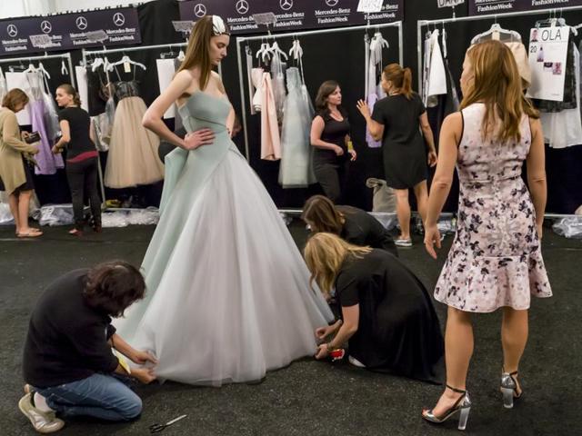 A representative photo of a model being dressed for a fashion show (Photo: Shutterstock) A representative photo of a model being dressed for a fashion show (Photo: Shutterstock)