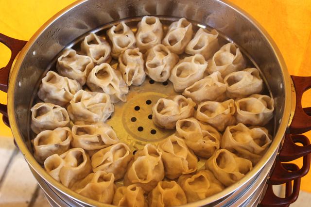 Afghan Ashak served piping hot.