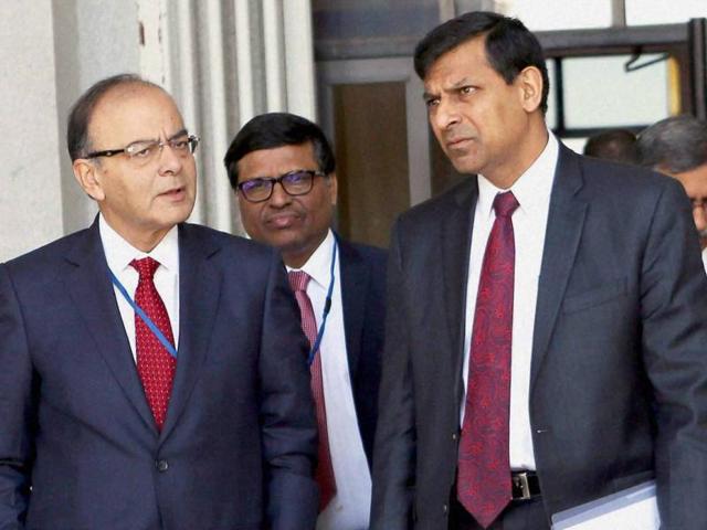 Union finance minister Arun Jaitley with RBI Governor Raghuram Rajan. India’s $121 billion troubled debt pile, over $100 billion of which is on the books of state-owned banks, has come under close scrutiny from prosecutors, the media and politicians. (PTI file photo) Union finance minister Arun Jaitley with RBI Governor Raghuram Rajan. India’s $121 billion troubled debt pile, over $100 billion of which is on the books of state-owned banks, has come under close scrutiny from prosecutors, the media and politicians. (PTI file photo)