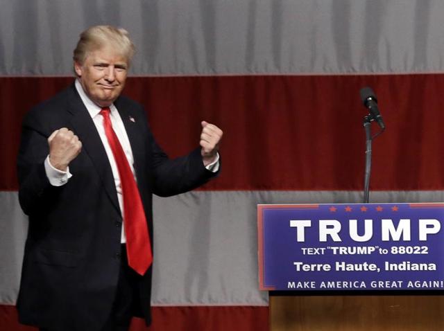 Donald Trump used a variety of showman tricks — mixed with a dash of luck — to win his nomination.(AP)