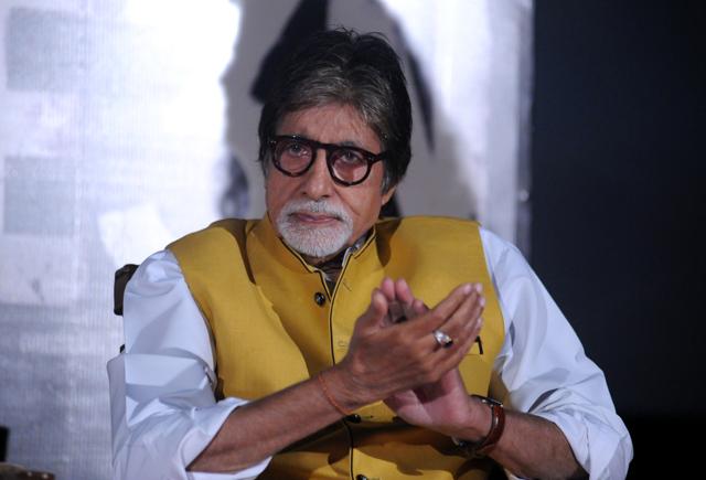 Amitabh Bachchan at the trailer launch of TE3N. (AFP) Amitabh Bachchan at the trailer launch of TE3N. (AFP)