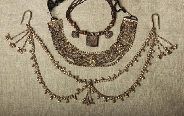 Puri has preserved her mother and grandmother’s silver jewellery (Aalok Soni/HT) Puri has preserved her mother and grandmother’s silver jewellery (Aalok Soni/HT)