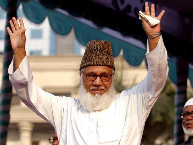 Moulana Motiur Rahman Nizami, chief of the Jamaat-e-Islami .