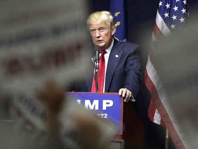 In this file photo, Republican presidential candidate Donald Trump speaks during a campaign rally, in Bethpage, New York. (AP) In this file photo, Republican presidential candidate Donald Trump speaks during a campaign rally, in Bethpage, New York. (AP)