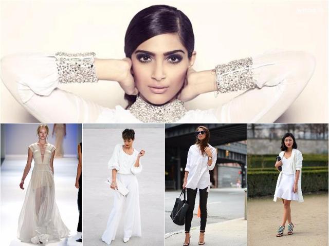 Summer in white? Why not? Wearing white in the hot season is anything but radical, yet remains a staple look. Proof above. (Instagram) 