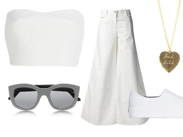 White pants: Nothing says summer like white pants! They’re fresh, sporty, youthful, and they go with everything, (Pinterest) 