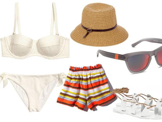 White swimwear: You are sure to turn heads with this summer’s hottest swimwear.  Just throw on a hat and shades and let go! (Pinterest) 