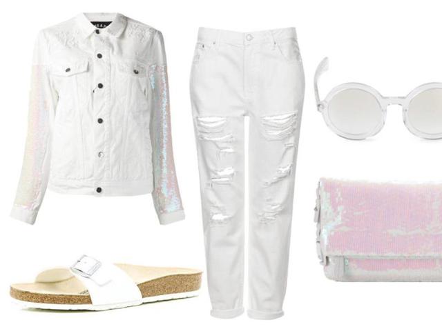 There are a handful of classic summer outfits that will never go out of style, and at the top of that list sits the white pants and white shirt combination. Cool and super on-trend. (Pinterest) 
