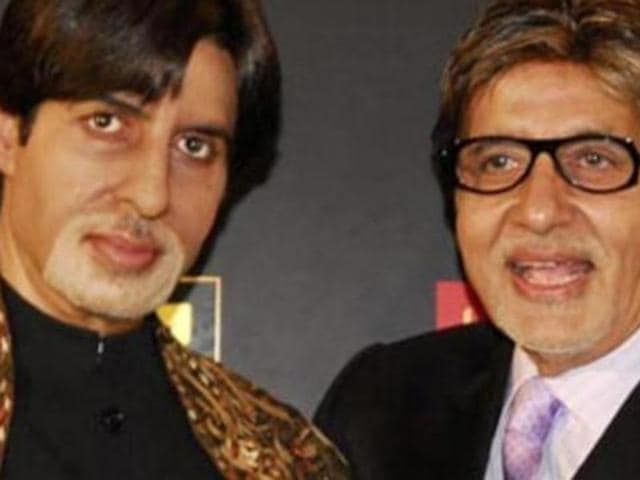Amitabh Bachchan poses with his wax statue at Madame Tussauds’ museum. (AFP) Amitabh Bachchan poses with his wax statue at Madame Tussauds’ museum. (AFP)