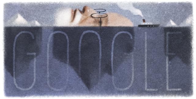 A doodle by Google to commemorate the neurologist’s 160th birthday.
