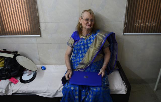 Betty Ann Archer in New Delhi after her gender-transition. (AFP) Betty Ann Archer in New Delhi after her gender-transition. (AFP)