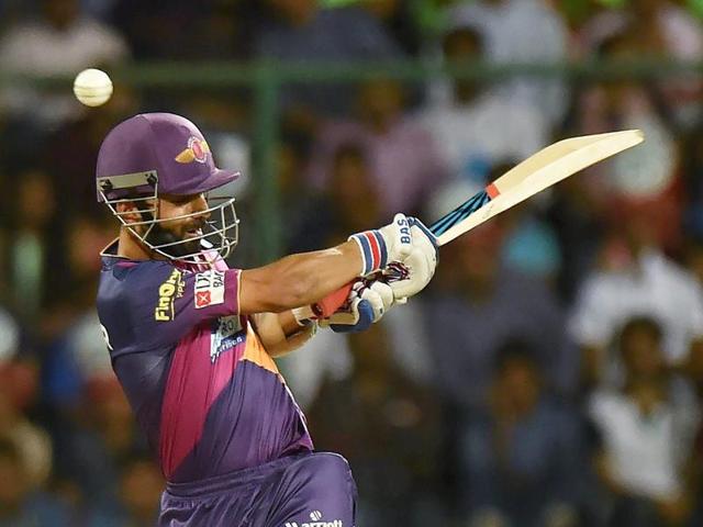 Ajinkya Rahane held firm to neatly anchor the chase, finishing on 63 not out as the visiting side sealed the game by seven wickets in the final over(PTI)