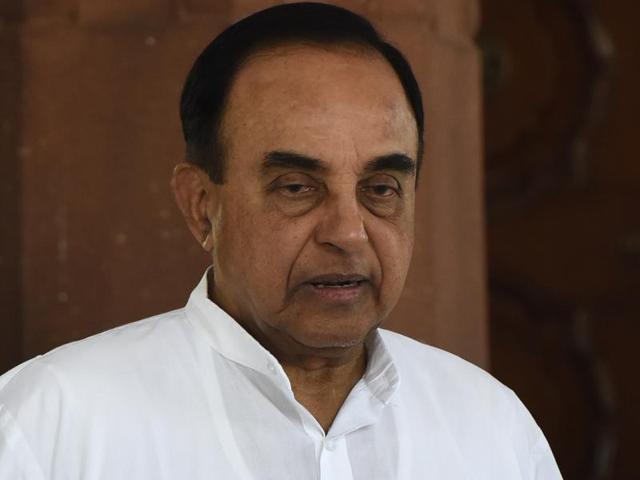 Subramanian Swamy, a newly nominated Rajya Sabha member, said on Wednesday he was quoting Italian court’s documents to allege that a bribe of 30 million euros was paid in the Rs 3,600 crore deal for 12 VVIP choppers. (Sonu Mehta/HT Photo) Subramanian Swamy, a newly nominated Rajya Sabha member, said on Wednesday he was quoting Italian court’s documents to allege that a bribe of 30 million euros was paid in the Rs 3,600 crore deal for 12 VVIP choppers. (Sonu Mehta/HT Photo)