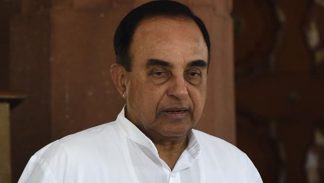 New Delhi, India- May 9, 2016: BJP Rajya Sabha MP Swamy questioned the Congress chief’s declaration asking who was trying to take her citizenship away. ( Photo by Sonu Mehta/Hindustan Times) (Hindustan Times) New Delhi, India- May 9, 2016: BJP Rajya Sabha MP Swamy questioned the Congress chief’s declaration asking who was trying to take her citizenship away. ( Photo by Sonu Mehta/Hindustan Times) (Hindustan Times)