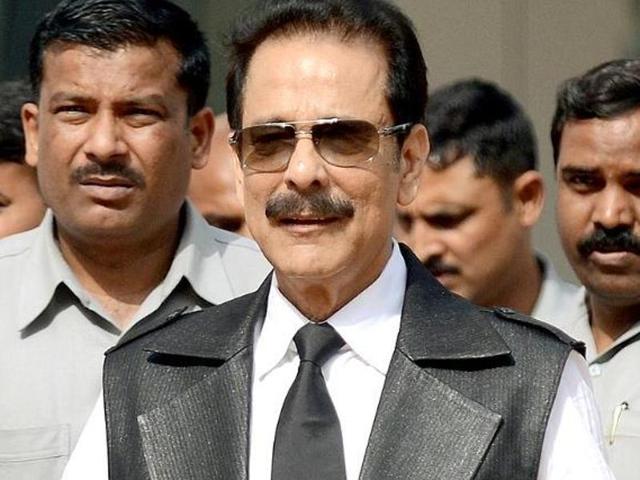 In this photograph taken on April 10, 2013, Sahara group's chairman Subrata Roy leaves the SEBI head office in Mumbai. (AFP File photo) In this photograph taken on April 10, 2013, Sahara group's chairman Subrata Roy leaves the SEBI head office in Mumbai. (AFP File photo)