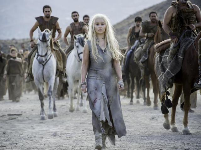 Three episodes in and Daenerys is still walking. (HBO)