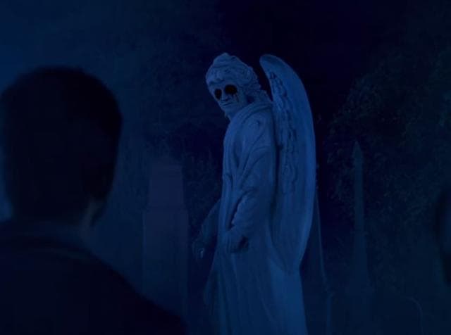 Wait a second, is that an emo Weeping Angel? (YouTube)
