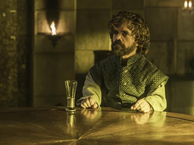 Wow, that’s a rare sight. Tyrion with an empty wine glass. (HBO)