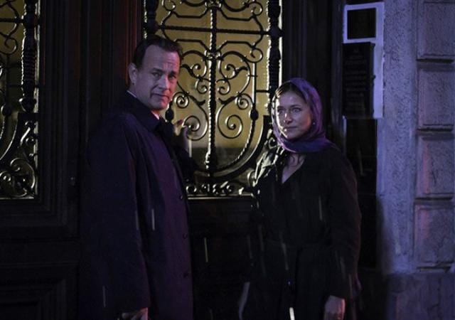 Tom Hanks and Sidse Babett Knudsen. Tom Hanks and Sidse Babett Knudsen.