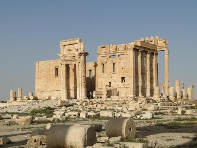 Temple of Bel destroyed by the Islamic State militants last August. (Bernard Gagnon, Wikimedia) Temple of Bel destroyed by the Islamic State militants last August. (Bernard Gagnon, Wikimedia)