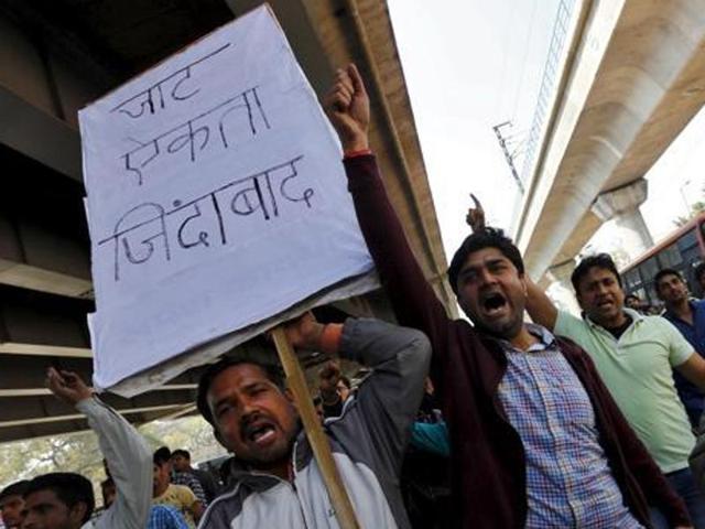 Jat organisations were getting edgy over the delay in the notification of the quota law with All India Jat Aarakshan Sangharsh Samiti deciding to hold a dharna on May 10. The agitation for the quota in February had led to the government making the law. (HT File Photo) Jat organisations were getting edgy over the delay in the notification of the quota law with All India Jat Aarakshan Sangharsh Samiti deciding to hold a dharna on May 10. The agitation for the quota in February had led to the government making the law. (HT File Photo)