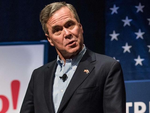 Former Florida governor Jeb Bush, who also ran for the nomination, said he will not vote for Donald Trump or Hillary Clinton in the November 8 polls.(AFP)