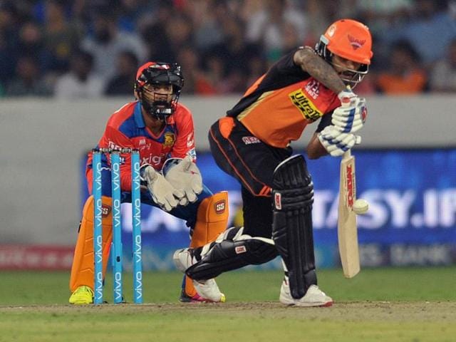 Shikhar Dhawan steers Sunrisers to victory against Gujarat Lions ...