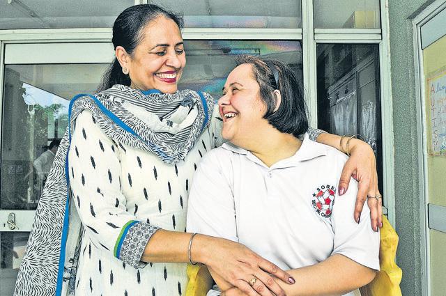 Jasmine, 33, was diagnosed with Down’s Syndrome at the age of three. (Ravi Kumar/HT Photo) Jasmine, 33, was diagnosed with Down’s Syndrome at the age of three. (Ravi Kumar/HT Photo)