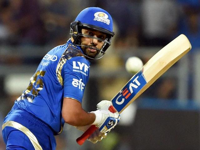 Mumbai Indians batsman Rohit Sharma has hit five half-centuries so far in this IPL season. (PTI file photo) Mumbai Indians batsman Rohit Sharma has hit five half-centuries so far in this IPL season. (PTI file photo)