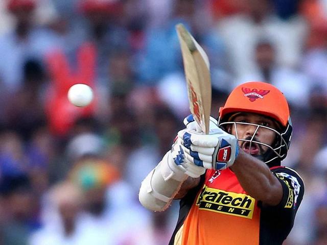 Shikhar Dhawan hit an unbeaten 57-ball 82. (PTI) 