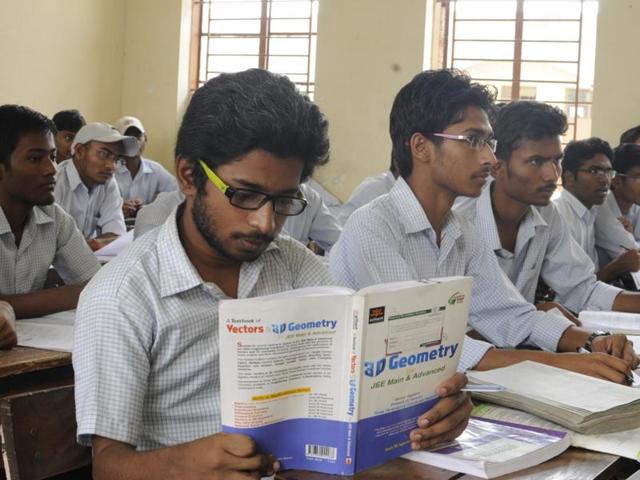 Forty-seven out of the 58 students studying at Jawahar Navodaya Vidyalaya (JNV), Pipersand, have qualified the JEE Mains and are hopeful of cracking the advanced stage as well. (Deepak Gupta/HT photo) Forty-seven out of the 58 students studying at Jawahar Navodaya Vidyalaya (JNV), Pipersand, have qualified the JEE Mains and are hopeful of cracking the advanced stage as well. (Deepak Gupta/HT photo)